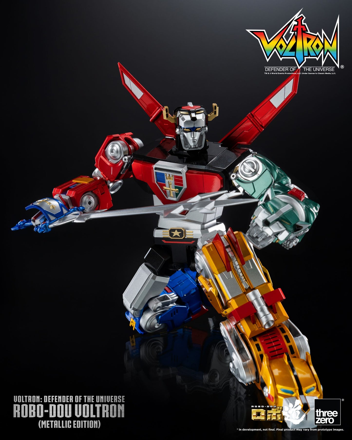 Voltron: Defender of the Universe ROBO-DOU Voltron (Metallic Edition)